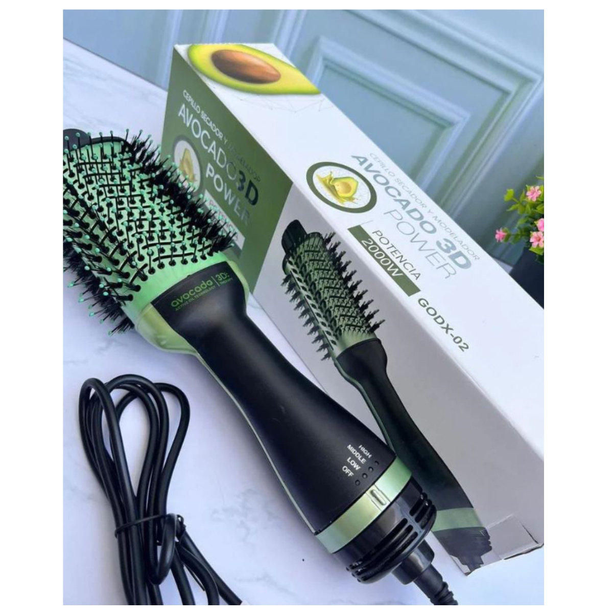 Miniatura 3 de Cepillo Secador Avocado 3D Aguacate